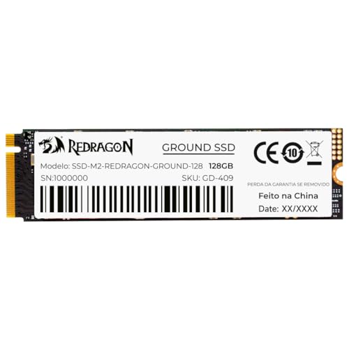 SSD M.2 NVMe Redragon Ground 128GB PCIe 3.0 GD-409 | Amazon.com.br